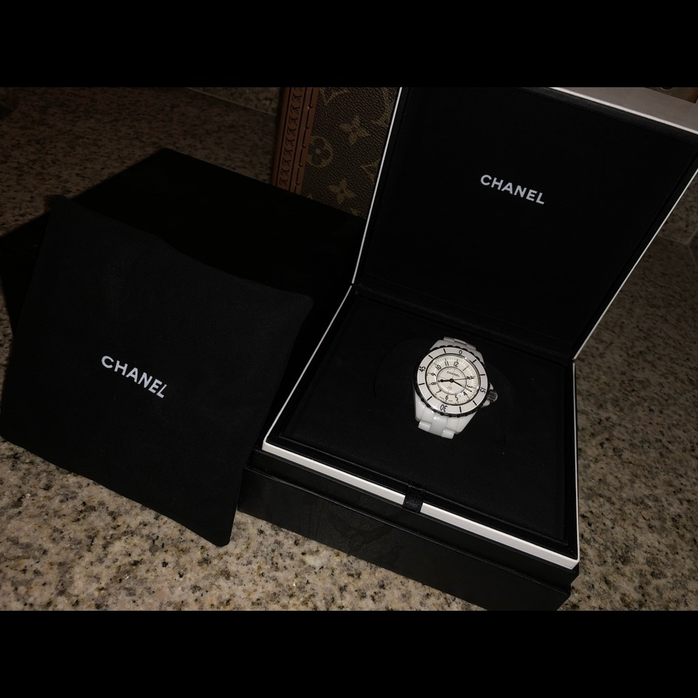 J12 Chanel White Ceramic Watch